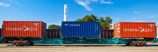 Brado e Libra fazem parceria no transporte ferroviário de contêineres