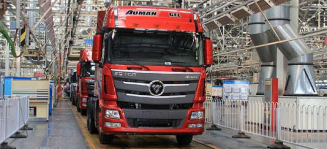 Foton Daimler produz seu primeiro caminhão