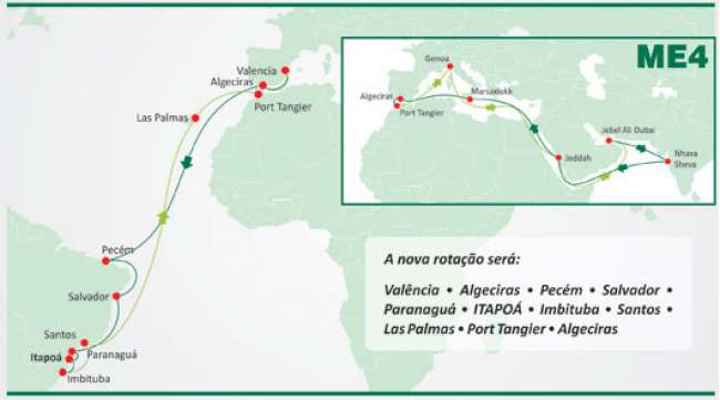 Itapoá recebe novo serviço da Maersk Line