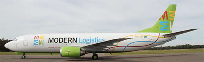 Modern Logistics recebe seu primeiro avião cargueiro