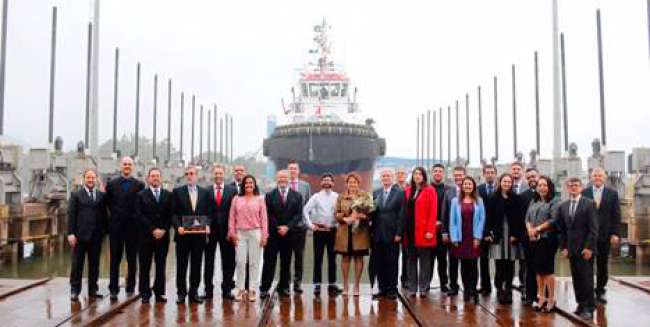 Aliança recebe em Itajaí seu quinto rebocador portuário