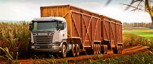 Scania lança Super Rodotrem para o transporte de cana