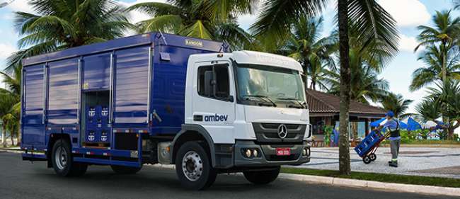 Mercedes-Benz negocia 228 veículos à Cervejaria Ambev