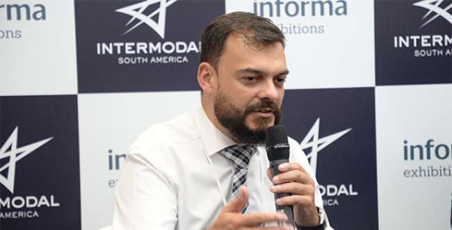 Carvalho, durante coletiva de imprensa na feira Intermodal South America