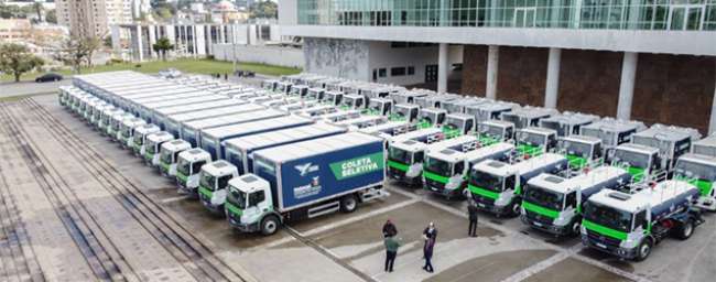 Governo do Paraná adquire 118 caminhões junto à Mercedes-Benz