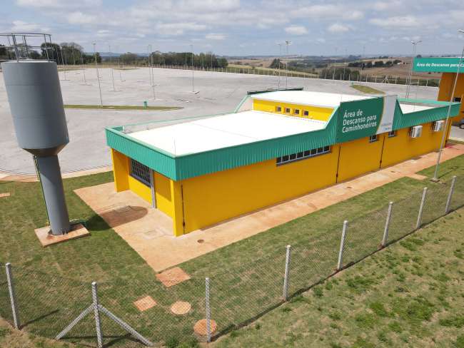 Arteris ViaPaulista inaugura área de descanso para caminhoneiros