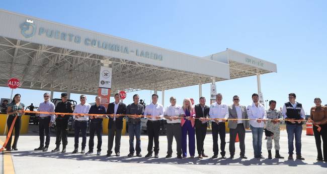 Inauguração da alfândega de Colômbia - Laredo inicia novo marco da fronteira entre México e EUA