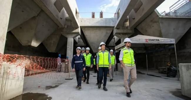 Portos do Paraná acompanha avanço de 53% na obra do Moegão; previsão de entrega é para fim de 2025