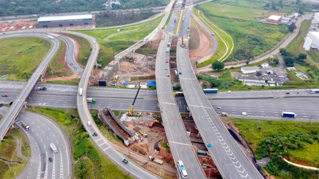 Obras do Rodoanel Norte atingem 51% de execução e devem concluir primeiro trecho ainda em 2025