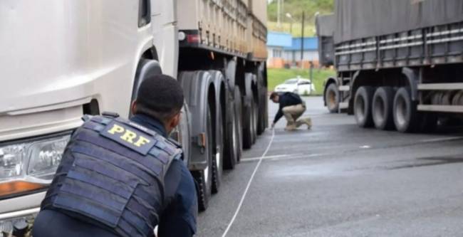 PRF registra mais de 546 toneladas acima do peso permitido em rodovias da Bahia
