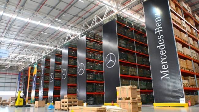 Mercedes-Benz aumenta em 50% a produtividade do pós-venda com novo CD em Itupeva
