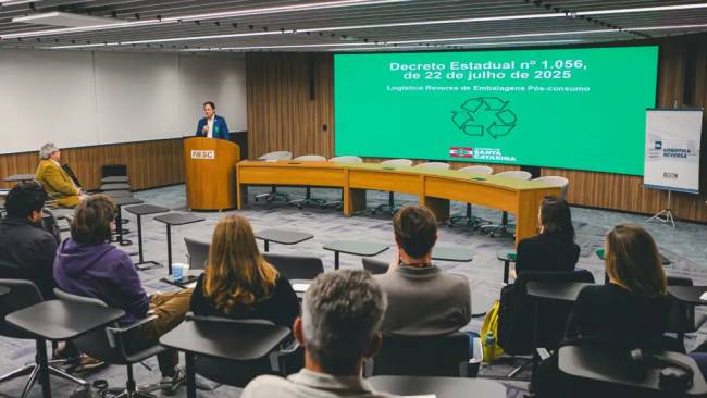 Santa Catarina regulamenta logística reversa obrigatória para embalagens