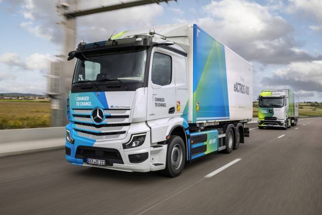 Mercedes-Benz Trucks apresenta o novo eActros 400 baseado no eActros 600