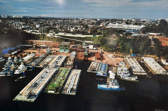 Polo naval de Manaus amplia produção e sustenta logística fluvial do agronegócio