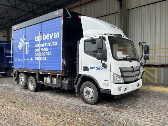 Foton fornece 20 caminhões para operações logísticas da Ambev em São Paulo