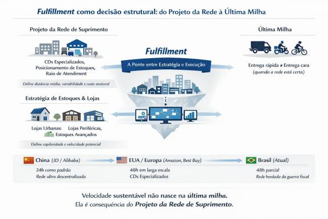Fulfillment no varejo brasileiro: o que separa quem acelera de quem apenas encarece a operação