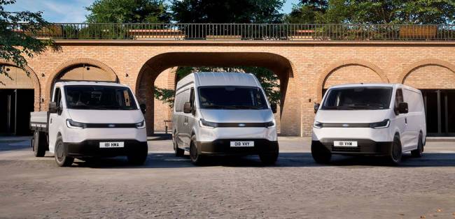 Ford amplía su línea de vehículos comerciales ligeros y presenta la furgoneta eléctrica Transit City en Europa