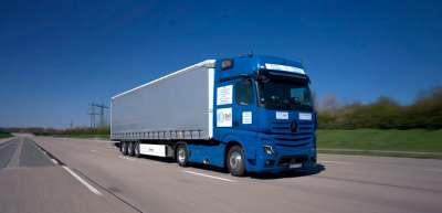 Actros europeo es probado con biocombustible brasileño B100 en Alemania