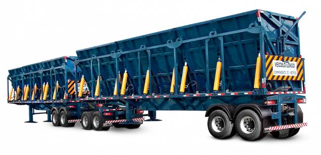 Sergomel lança rodotrem multicargas autodescarregável para operações do agronegócio