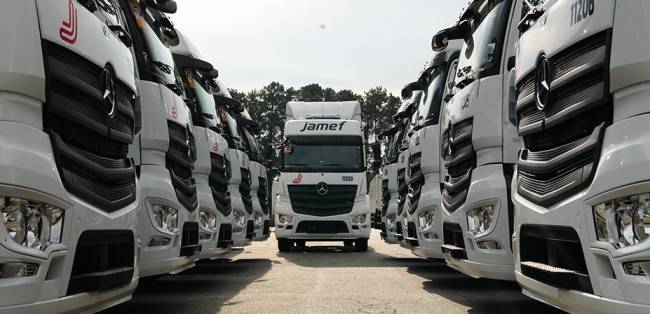 Jamef investe R$ 25 milhões na renovação da frota com 31 novos cavalos mecânicos