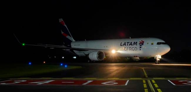 LATAM Cargo amplia rota Miami–São José dos Campos e eleva capacidade para mais de 200 toneladas semanais