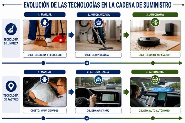 Cadena de suministro digital: De los procesos manuales a una cadena de suministro autónoma