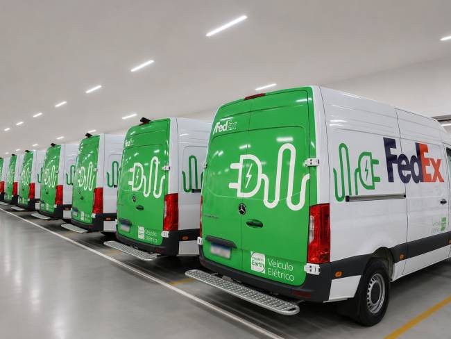FedEx expande sua frota de veículos elétricos no Brasil