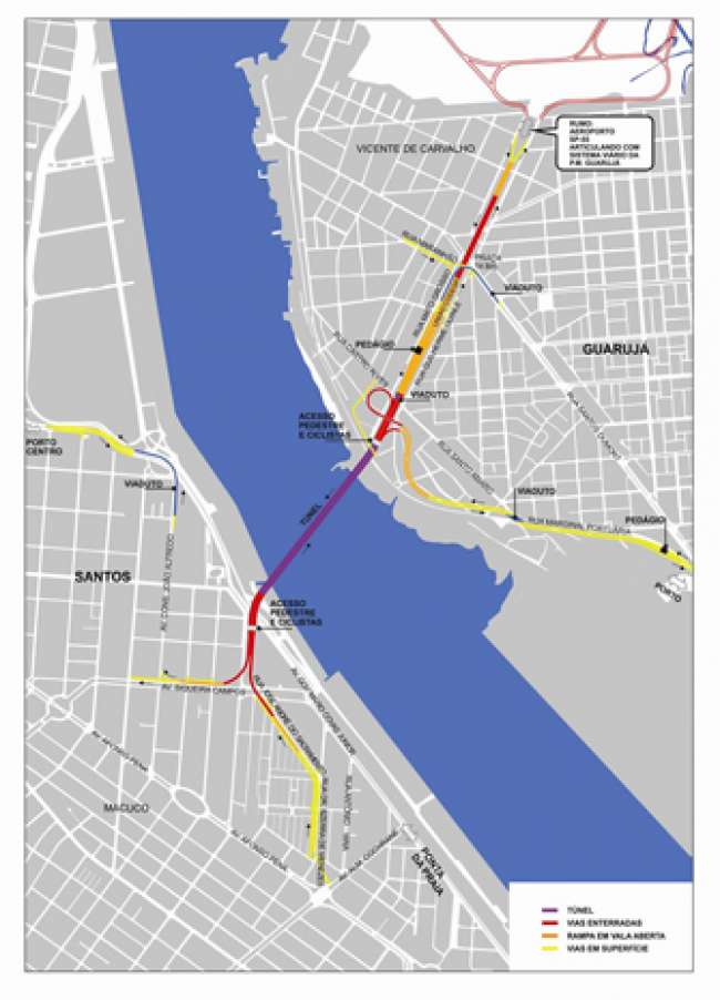 Túnel-Santos-Guarujá-traçado-interna