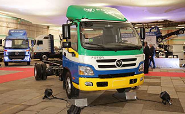 Foton apresenta protótipo de seu caminhão nacional