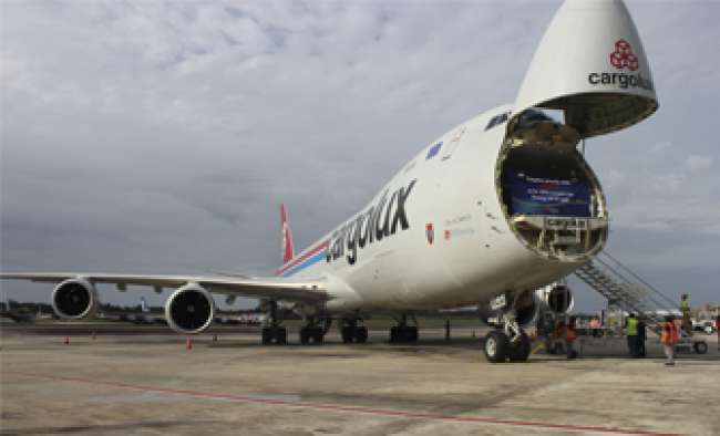 Cargolux inicia operação do 747-8F em Manaus