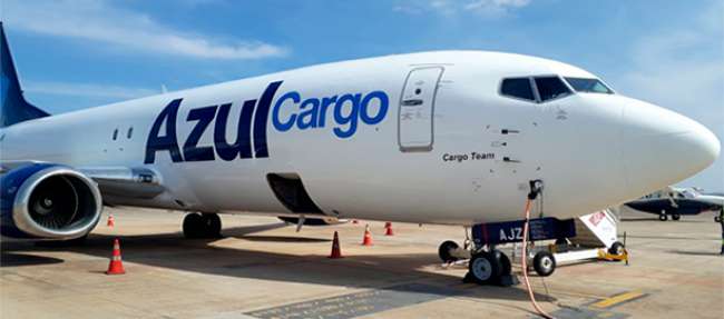Azul Cargo Express recebe sua primeira aeronave cargueira
