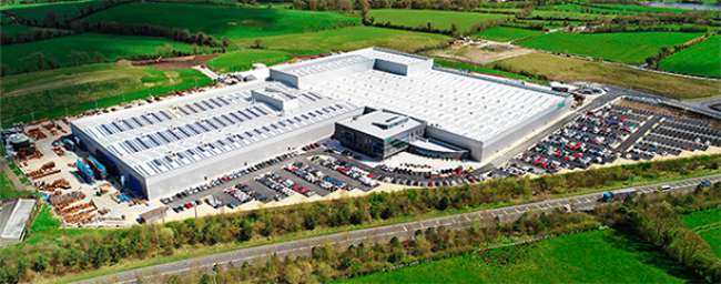 Nova fábrica da Combilift localizada em Monaghan, na Irlanda