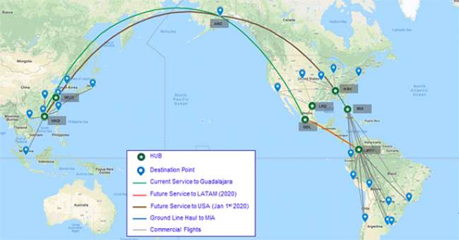 Geodis lança serviço aéreo próprio entre Hong Kong e México