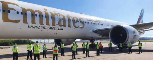 Emirates SkyCargo opera voo fretado especial para o Rio de Janeiro