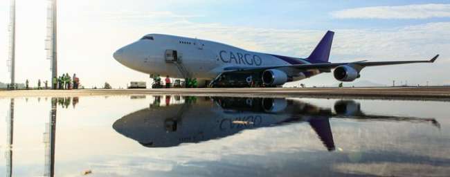 Aeroporto Internacional de Florianópolis recebe Boeing 747-400F pela primeira vez