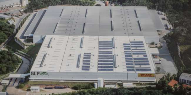 DHL e GLP operam maior usina solar em uma instalação logística no Brasil