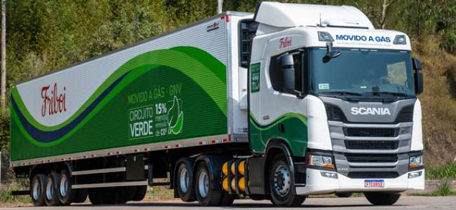 Scania chega a 50 unidades de caminhões a GNV e biometano comercializados