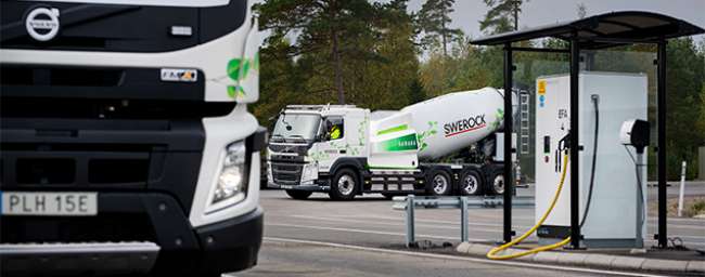 Volvo inicia testes com caminhões elétricos pesados na Europa