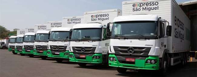 Expresso São Miguel renova frota com caminhões Mercedes-Benz
