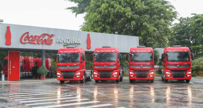 Coca-Cola Andina investe R$ 5,5 milhões na ampliação da frota