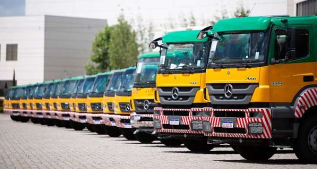 Ouro Verde fornece 177 novos caminhões e reforça frota da Arteris