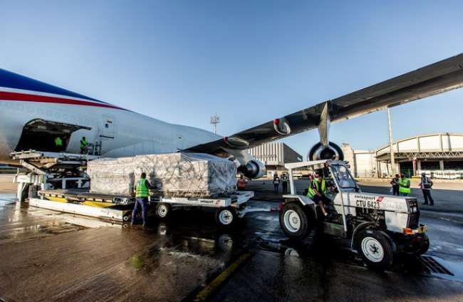 Riogaleão Cargo recebe pela primeira vez voo charter da Aerotranscargo