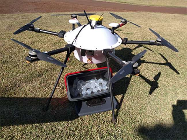 BRF testa drones para entregas em granjas no Paraná