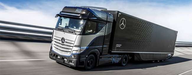 Caminhão da Mercedes movido a célula de combustível entra em fase de testes