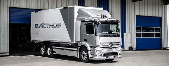 Mercedes-Benz começará a fabricar o eActros ainda este ano na Europa