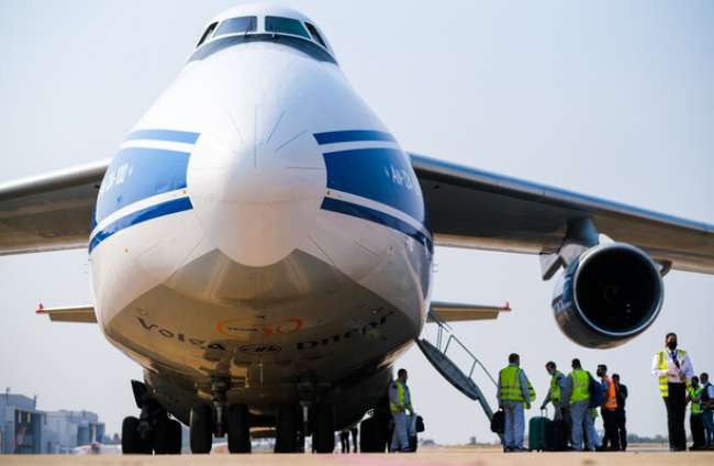 Aeroporto Internacional de Belo Horizonte recebe Antonov AN-124