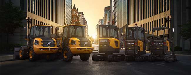 Volvo Construction Equipment apresenta novas máquinas elétricas