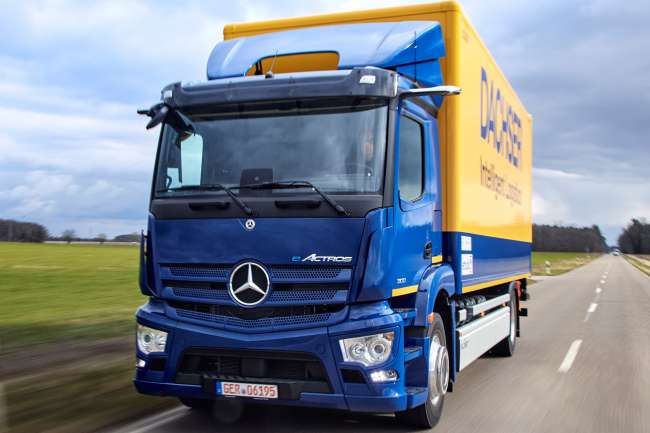 Mercedes-Benz entrega primeiro eActros à Dachser