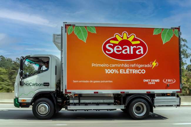 Seara amplia frota de caminhões elétricos 