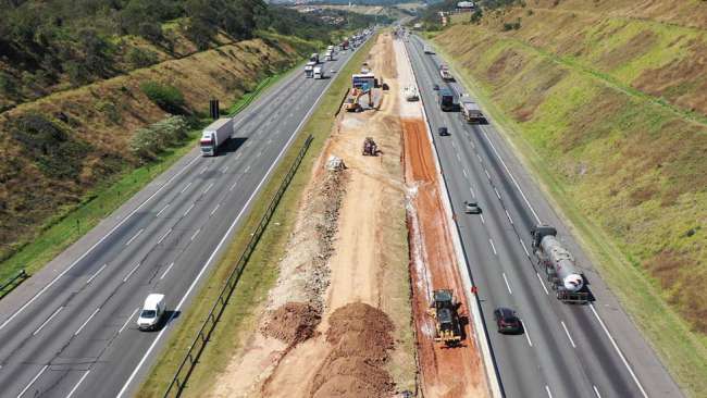 CCR AutoBAn investe R$ 17 milhões na implantação de faixa adicional 